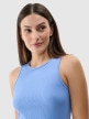 mini: Damski top basic 4F 4FRSS24TSLEF134 - niebieski (4)