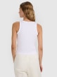 mini: Damski top basic 4F 4FWMM00TSLEF132 - biały (4)