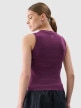 mini: Damski top basic 4F 4FWMM00TSLEF132 - fioletowy (2)