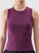 mini: Damski top basic 4F 4FWMM00TSLEF132 - fioletowy (4)