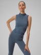 mini: Damski top do jogi 4F 4FWSS26TFSLF0885 - denim (1)