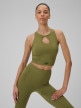 mini: Damski top do jogi 4F 4FWSS26TFSLF0886 - zielony (1)