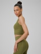 mini: Damski top do jogi 4F 4FWSS26TFSLF0886 - zielony (3)
