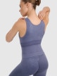 mini: Damski top do jogi i pilatesu 4f 4FWAW25TFSLF578 - granatowy (7)