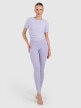 mini: Damski crop top do jogi i pilatesu 4F 4FWAW25TFTSF1524 - fioletowy (2)