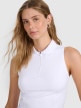 mini: Damski top tenisowy 4F 4FRAW25TSLEF290 - biały (3)