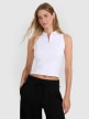 mini: Damski top tenisowy 4F 4FRAW25TSLEF290 - biały (1)