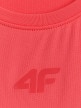 mini: Damski top treningowy 4F 4FRSS26TFSLF1243 - koralowy (9)
