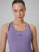 mini: Damski top treningowy 4F 4FWSS26TFSLF0766 - fioletowy (4)