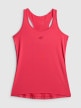 mini: Damski top treningowy 4F 4FWSS26TFSLF0766 - koralowy (7)