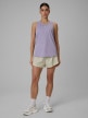 mini: Damski top treningowy 4F 4FWSS26TFSLF743 - fioletowy (6)