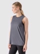 mini: Damski top treningowy ciążowy 4F 4FWSS24TFTSF863 - szary (2)