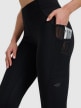 mini: Damskie legginsy do biegania 4F 4FWAW25TFTIF357 - czarne (4)
