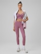 mini: Damskie legginsy do jogi 4F 4FRSS26TFTIF496 - różowe (1)