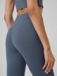 mini: Damskie legginsy do jogi 4F 4FWSS26TFTIF404 - denim (4)