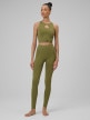 mini: Damskie legginsy do jogi 4F 4FWSS26TFTIF406 - zielone (1)