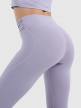 mini: Damskie legginsy do jogi i pilatesu 4F 4FWAW25TFTIF369  - fioletowe (4)