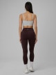 mini: Damskie legginsy dzianinowe 4F 4FRSS26TTIGF323 - brązowe (6)