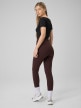mini: Damskie legginsy dzianinowe 4F 4FRSS26TTIGF324 - brązowe (7)