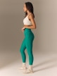 mini: Damskie legginsy dzianinowe 4F 4FRSS26TTIGF328 - zielone (3)
