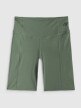 mini: Damskie legginsy kolarki trekkingowe 4F 4FWSS26TFSTF067 - khaki (7)
