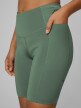 mini: Damskie legginsy kolarki trekkingowe 4F 4FWSS26TFSTF067 - khaki (4)