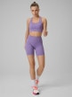 mini: Damskie legginsy kolarki treningowe 4F 4FWSS26TFSTF087 - fioletowe (1)