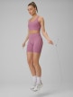 mini: Damskie legginsy kolarki treningowe 4F 4FWSS26TFSTF087 - różowe (5)