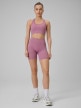 mini: Damskie legginsy kolarki treningowe 4F 4FWSS26TFSTF087 - różowe (6)