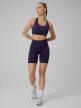  4F Damskie legginsy kolarki treningowe 4F 4FWSS26TFSTF109  fioletowe Fioletowy