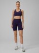 mini: Damskie legginsy kolarki treningowe 4F 4FWSS26TFSTF109 - fioletowe (6)