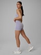 mini: Damskie legginsy krótkie treningowe 4F 4FWSS26TFSTF072 - fioletowe (3)