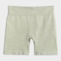 mini: Damskie legginsy krótkie treningowe 4F 4FWSS26TFSTF072 - zielone (10)
