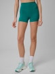 mini: Damskie legginsy krótkie treningowe 4F 4FWSS26TFSTF086 - turkusowe (9)