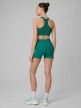 mini: Damskie legginsy krótkie treningowe 4F 4FWSS26TFSTF086 - turkusowe (7)