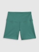 mini: Damskie legginsy krótkie treningowe 4F 4FWSS26TFSTF086 - turkusowe (15)