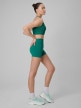 mini: Damskie legginsy krótkie treningowe 4F 4FWSS26TFSTF086 - turkusowe (3)