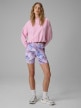 mini: Damskie legginsy krótkie z nadrukiem 4F 4FWSS26TSTIF018 - multikolor (1)