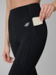 mini: Damskie legginsy treningowe 4F 4FRSS26TFTIF503 - czarne (4)