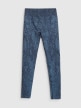 mini: Damskie legginsy treningowe 4F 4FRSS26TFTIF507 - turkusowe (7)