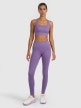 mini: Damskie legginsy treningowe 4F 4FWAW25TFTIF359 - fioletowe (1)