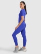 mini: Damskie legginsy treningowe 4F 4FWAW25TFTIF363 - niebieskie (3)