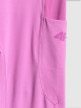 mini: Damskie legginsy treningowe 4F 4FWSS26TFTIF397 - różowe (10)