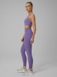 mini: Damskie legginsy treningowe 4F 4FWSS26TFTIF418 - fioletowe (3)