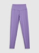 mini: Damskie legginsy treningowe 4F 4FWSS26TFTIF418 - fioletowe (9)