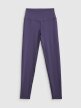 mini: Damskie legginsy treningowe 4F 4FWSS26TFTIF419 - fioletowe (9)