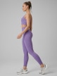 mini: Damskie legginsy treningowe 4F 4FWSS26TFTIF420 - fioletowe (3)