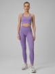 mini: Damskie legginsy treningowe 4F 4FWSS26TFTIF420 - fioletowe (6)
