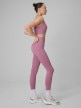 mini: Damskie legginsy treningowe 4F 4FWSS26TFTIF420 - różowe (3)