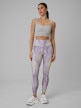 mini: Damskie legginsy treningowe 4F 4FWSS26TFTIF454 - fioletowe (5)